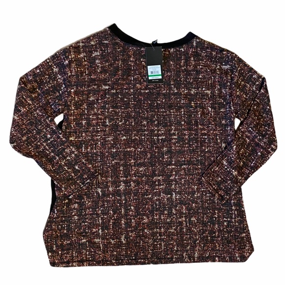 Jones New York Printed Sweater Top - Picture 2 of 6